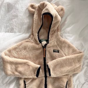 LL Bean Sherpa Bear Hoodie